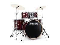 Yamaha Stage Custom Birch Cranberry Red com Hardware 22'' Yamaha Stage Custom Birch Cranberry Red com Hardware 22''